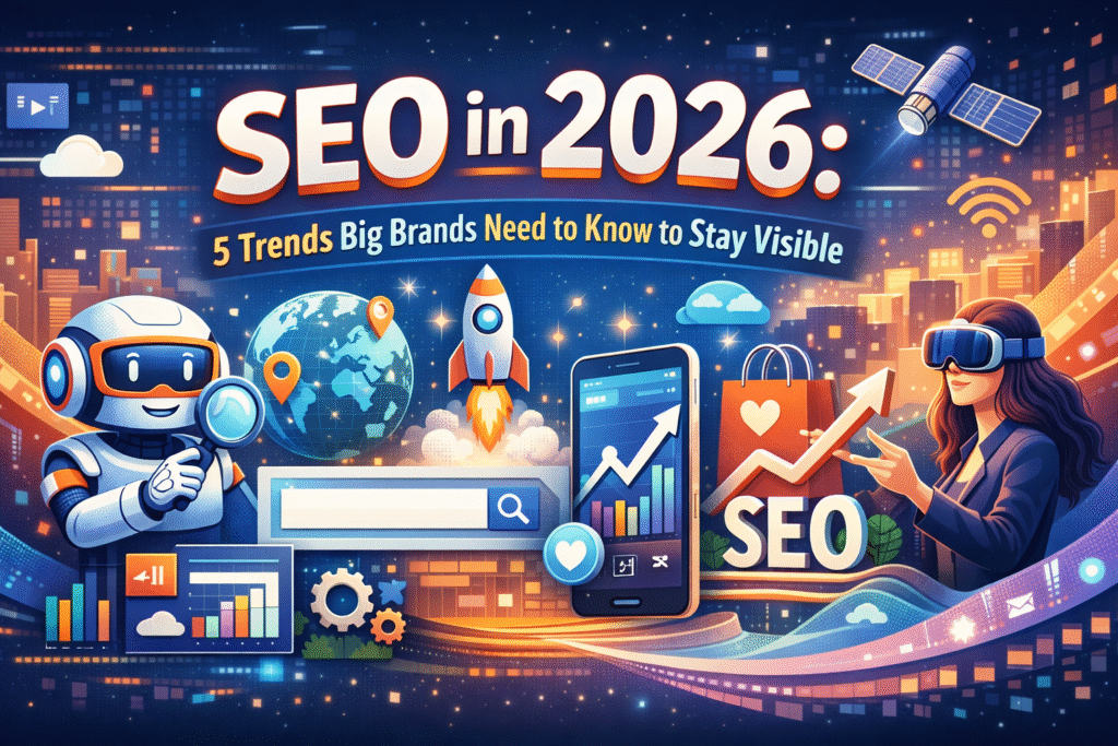 SEO in 2026 5 Trends Big Brands Need to Know to Stay Visible